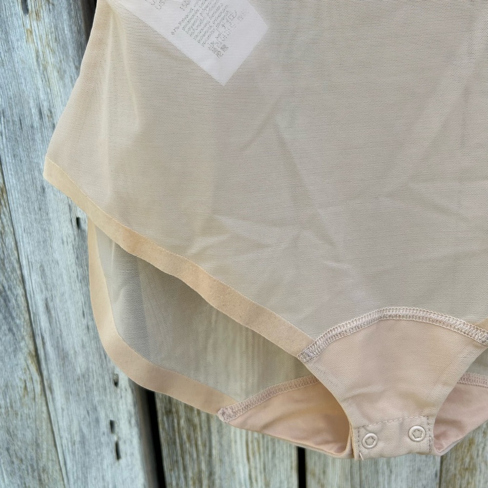 NWT Wolford Tulle Forming Body Suit Clay 4 - Picture 10 of 16